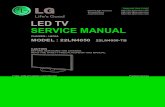 Manual de serviço TV LED LG 22LN4050TB chassis LB35A.