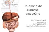 Aula de fisiologia digestória pós graduação - Professor Claudio Novelli