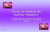Palavras de Audrey Hepburn