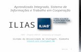 ILIAS LMS - Aprendizado Integrado, Sistema de Informações e Trabalho em Cooperação