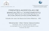 Frentes Agrícolas de Irrigação e Zoneamento Ecológico-Econômico