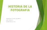 Historia de la fotografia