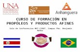 Curso na Costa Rica: Usos e aplicações da Própolis (Curso de Formacón en Propóleos e Productos Afines