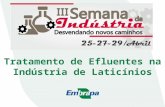 Tratamento de Efleuntes de Laticínios_Palestra III Semana da Indústria UFJF