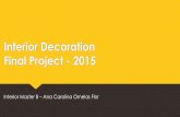Apresentação de Projeto de Decoração - Presentation of Decoration Project