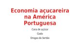 Economia açucareira na América Portuguesa.