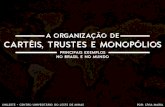 A ORGANIZAÇÃO DE CARTÉIS, TRUSTES E MONOPÓLIOS. EXEMPLOS NO BRASIL E NO MUNDO.