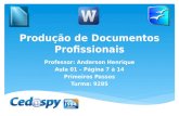 Produção de documentos profissionais