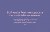 Sangrado Uterino Anormal en la Postmenopausia SUA PM, MPM1.2 pps