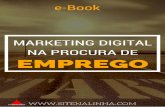 E book marketing digital na procura de emprego