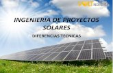 Energia solar diferencias tecnicas