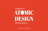 Whataf*ck is Atomic design