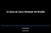 10 obras de Oscar Niemeyer em Brasilia