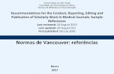 Normas de Vancouver: referências
