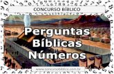 Concurso Biblico livro de Numeros