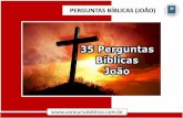 35 Perguntas Evangelho de João