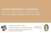 Consumidores e crédito: um estudo sobre o endividamento no Brasil