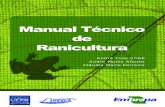 Manual Técnico de Ranicultura está disponível