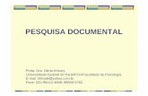 Pesquisa Documental ou Análise de Documentos