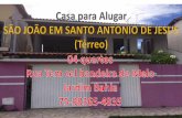 Casa para alugar,04 quartos, São João, Santo Antonio de Jesus-BA, 17.06.17