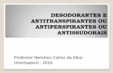 Apresentação desodorantes e antitranspirantes 2016
