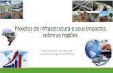 Projetos de infraestrutura e seus impactos sobre as regiões · PDF fileProjetos de infraestrutura e seus impactos ... Empreendedorismo Titulação Certificação Consultorias diversas