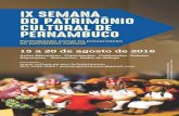 Participação social na - Portal Cultura PE · PDF file4 Recife Recife 5 15 DE AGOSTO 9h – ABERTURA OFICIAL Local: Teatro Arraial Ariano Suassuna Rua da Aurora, 457 - Boa Vista
