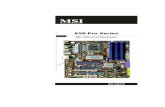 X58 Pro Series - User manual – · PDF fileX58 Pro Series MS-7522 ... The material in this document is the intel lectual property of MICRO-STAR INTERNATIONAL. ... - Supports PCIE