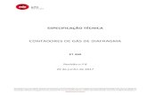 CONTADORES DE GÁS DE DIAFRAGMA - Gás · PDF fileEste documento e o seu conteúdo pertencem exclusivamente à EDP Gás Distribuição, S.A. (concessionária de serviço público de