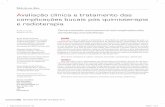 Avaliação clínica e tratamento das complicações bucais pós ...revodonto.bvsalud.org/pdf/apcd/v66n2/a08v66n2.pdf · drogênio, devido aos seus efeitos irritantes e secantes sobre