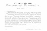 Princípios de Governança Corporativa - · PDF fileRevista da EMERJ, v. 10, nº 37, 2007 199 Governança Corporativa é o conjunto de normas, consuetudi-nárias e escritas, de cunho