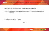Gestão de Programas e Projetos Sociaisrepositorio.enap.gov.br/bitstream/1/764/1/ATPS - Ambientação - (1... · gestão financeira com o sistema de gestão de desempenho Uso do método