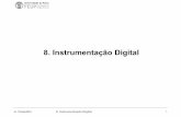 8. Instrumentação Digital - fe.up.ptcampilho/IM/NOTES/InstDigital.pdf · A. Campilho 8. Instrumentação Digital 2 Conversão analógico-digital Função de transferência ideal