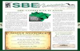 Ano 9 nº 305 SBE COMPLETA 45 · PDF filePor Marcelo Rasteiro (SBE 1089) Presidente da SBE ... Diadema SP 29 de Novembro de 1989 Fundação do Espeleogrupo PETER LUND (SBE G058) -