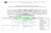 Câmara Municipal de Monte Mor - · PDF fileprovimento de Controlador Interno e Agente Legislativo, ... 796, Centro, ECHAPORÃ - SP CEP 19.830-000, cujas definições das regras são