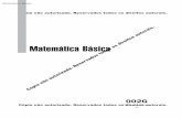 Matemática Básica - :: Instituto · PDF fileDivisão ... Lição 3 - Números Decimais ... Apresentação 002G/7 Este material é destinado a todos aqueles que estão afastados do