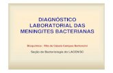 Bioquímica: Rita de Cássia Campos · PDF fileDeterminação da glicose no líquor e sangue Determinação de proteína total no líquor ... • depende da concentração bacteriana: