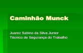 Juarez Sabino da Silva Junior Técnico de ... - DDS Onlineddsonline.com.br/images/stories/slides/seguranca-caminhao-munk.pdf · Extintor de incêndio, buzina, limpador de para brisa,