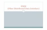 FDDI (Fiber Distributed Data Interface) · PDF fileInicialmente foi proposto para redes de comutação de pacotes, sendo mais tarde melhorado, onde a rede é dotada de capacidade de
