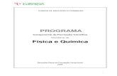 Programa de Física e Química - versão final - revista 1 · PDF filePrograma de Física e Química Cursos de Educação e Formação 3 1. Caracterização da Disciplina A disciplina