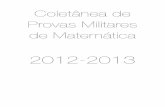 Coletânea de Provas Militares de Matemática - Curso Mentor · PDF file(Fl 2/10 da Solução das questões de Matemática do EI aos CFS 2013-14) A questão abaixo se encontrava na