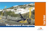 A presentação - Terratest Group · PDF file- Fundações profundas no terreno não adequadas para a colocação convencional de estacas. Escavação das fundações em Almeria, Espanha