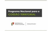 Programa Nacional para a Coesão Territorialconferenciasdealjustrel.com/files/Helena Freitas.pdf · Indivíduos em idade ativa por idoso (Nº) 5,5 3,3 População residente em lugares