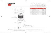Sea Pro Série FH240 Filtro/Separador Instruções de … Inst.pdf · deslocar a tubulação em unidades duplas. ... vapor combustíveis na área próxima a fonte ... Manutenção