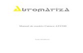 Manual do usuário Catraca ATZ300 - · PDF file4 • Vantagens: alta capacidade para armazenamento de usuários via digital descartando o uso de cartões. Módulo Urna Coletora: funciona