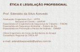 Prof. Ederaldo da Silva Azevedo - ceap.br · PDF fileProf. Ederaldo da Silva Azevedo ... de ética, previdenciárias ... J. Ètica: A Responsabilidade Técnica e Social do Arquiteto