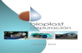 Catálogo 2016 - BIOPLAST DEPURACIÓN · PDF filedesarenador_ _____ 17 espesadores de fangos decantadores-clarificadores, espesadores de fangos