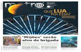 MÁX: °C LUA - rm.  · PDF filequando sai semanalmente o novo boletim da Cetesb. ... que recebeu o nome de avenida Cecilia Lotten-berg. ... no Brasil, o imigrante sene
