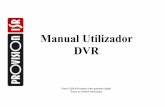 Manual Utilizador DVR - centralseg.pt SERIES... · Video Gravador Digital - Manual Utilizador 2 ATENÇÃO Por favor leia este manual atentamente para assegurar a correcta utilização
