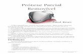 Prótese Parcial Removível -  · PDF fileFrank Kaiser PPR no Laboratório 1 Prótese Parcial Removível Definição Estrutura metálica